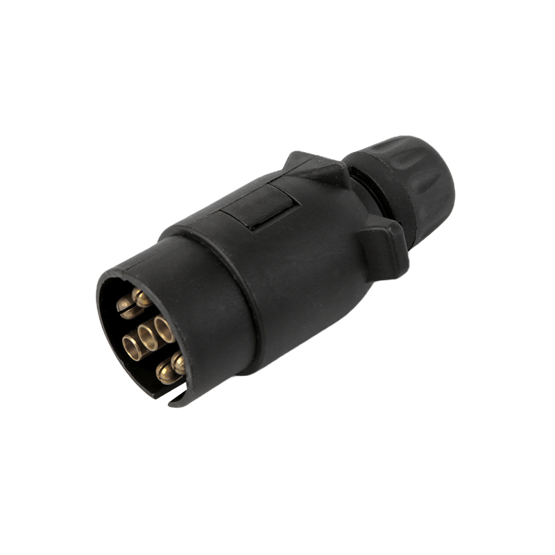 Steker bulat besar 7-Pin, tipe N JH014-A