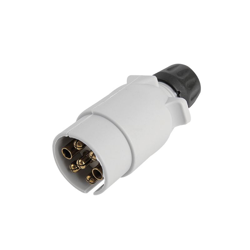 Steker bulat besar 7-Pin, tipe S JH014-B