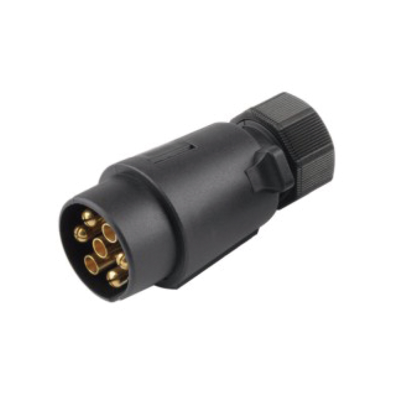 Steker bulat besar 7-Pin, tipe N JH014-C