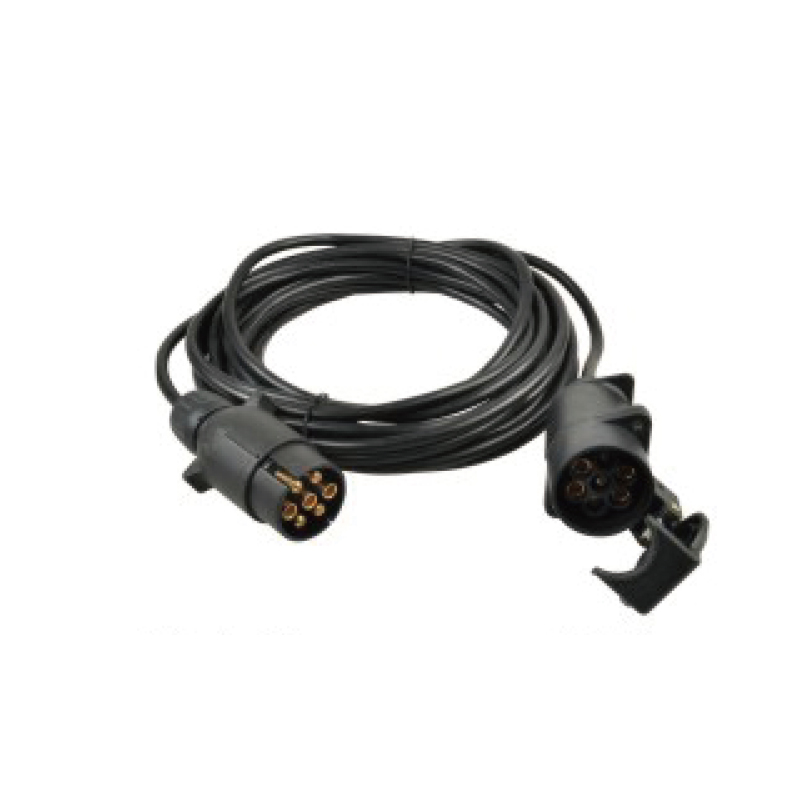 Coil Lurus PVC 7 Tiang, Colokan, JH006-A dan JH014, Panjang Kabel 1m,2m,3m.....JH022