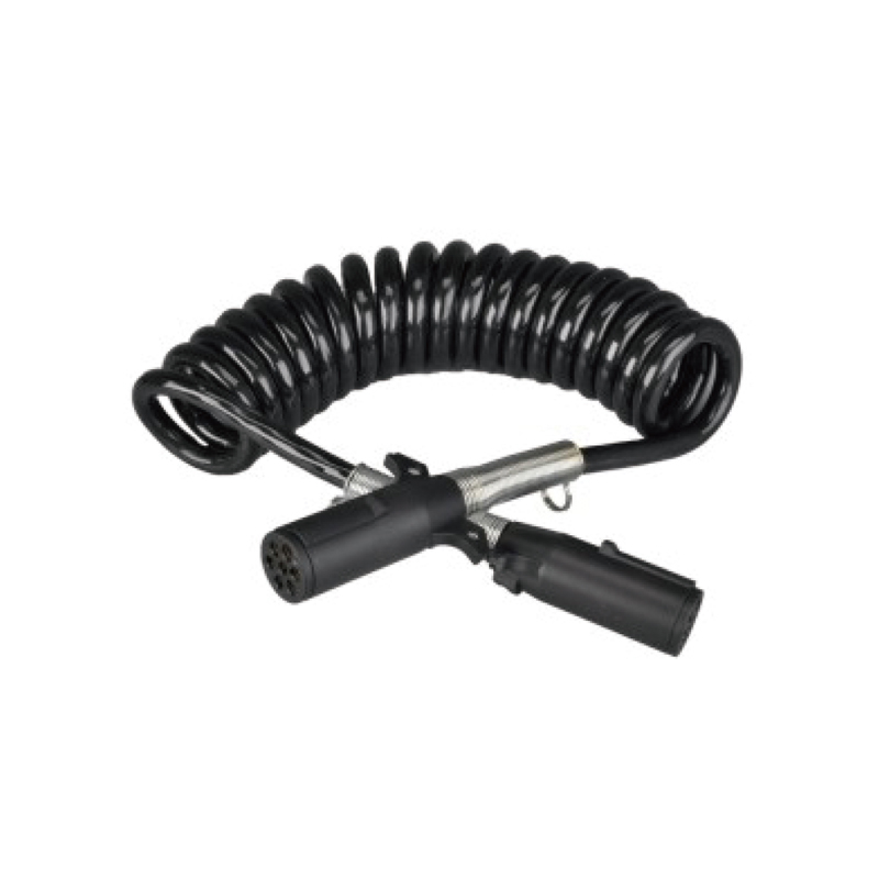 Kumparan Spiral Hitam dengan dua sumbat plastik 24V, jenis sekrup pin; panjang kabel 1m 2m 3m......JH092-C