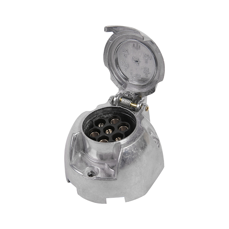 Soket persegi aluminium besar 7-Pin dengan lampu kabut JH009-D